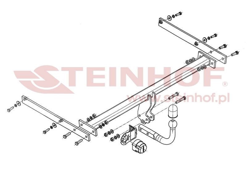 Ford Focus III 5D
(excl. ST) Tow Bar (2011-2018) F-249
