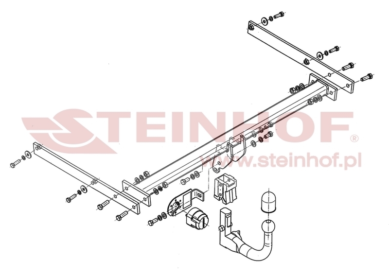 Ford Focus III 5D
(excl. ST) Tow Bar (2011-2018) F-250