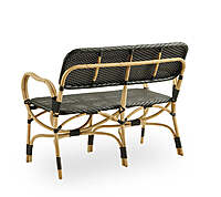 Rattan Bistro 2 Seater Bench Rattan Bistro 2 Seater Bench