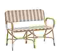 Rattan Bistro Exterior Bench