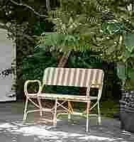 Rattan Bistro Exterior Bench