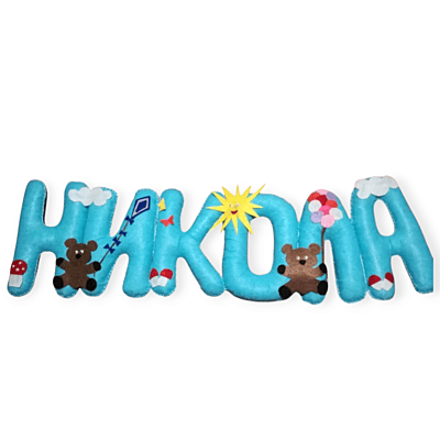 Ръчно изработени имена и надписи от филц – по поръчка Ръчно изработени имена и надписи от филц – по поръчка