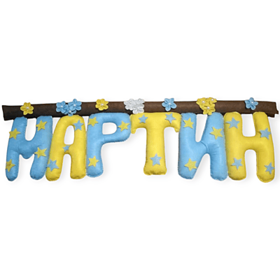 Ръчно изработени имена и надписи от филц – по поръчка Ръчно изработени имена и надписи от филц – по поръчка