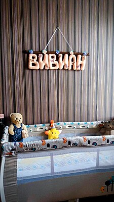 Ръчно изработени имена и надписи от филц – по поръчка Ръчно изработени имена и надписи от филц – по поръчка