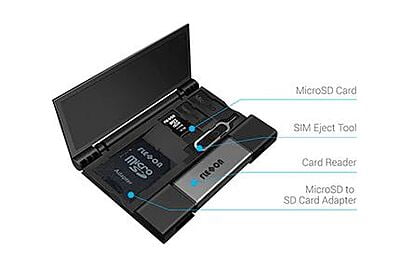 Flexxon WORM microSD 32GB with USB Multifunctional Card Holder
