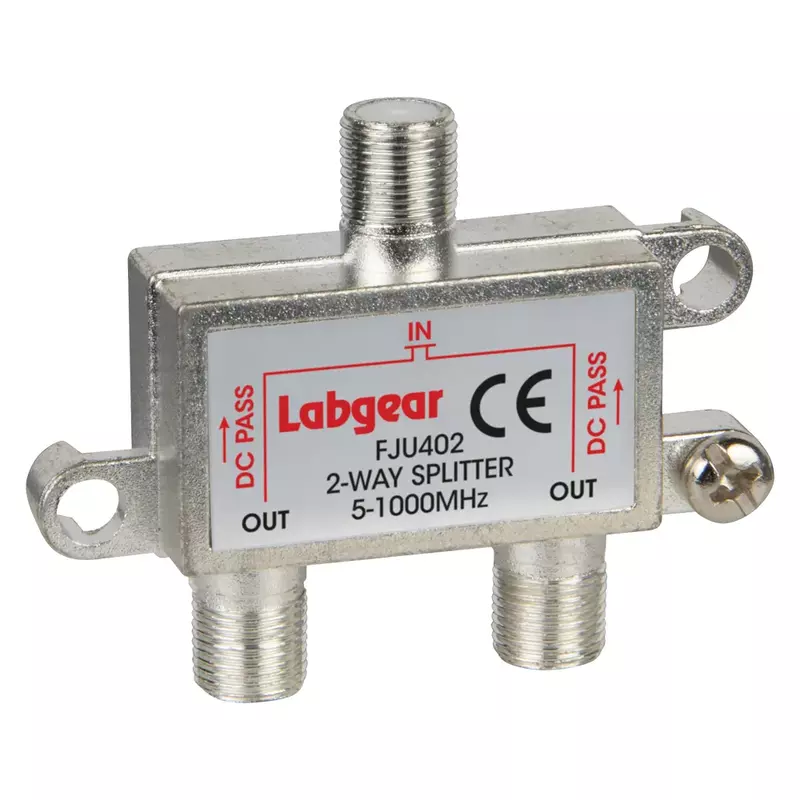 Labgear Bi-Directional DC Pass 2-Way Splitter