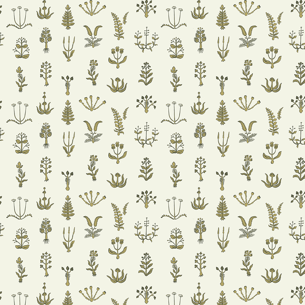 Floral Spot Wallpaper - Chaingate Green - Meadow - Ringhill White Floral Spot Wallpaper - Chaingate Green - Meadow - Ringhill White