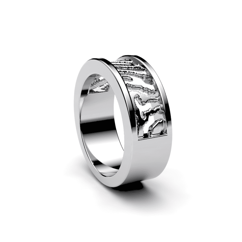 Royolz vingerafdruk ring recht Royolz vingerafdruk ring recht