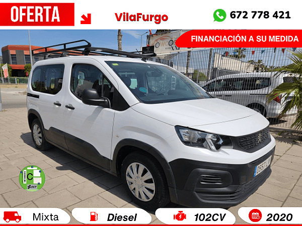 PEUGEOT RIFTER MIXTA 5 PLAZAS 1.5 102 CV PEUGEOT RIFTER MIXTA 5 PLAZAS 1.5 102 CV