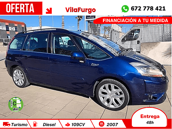 CITROEN C4 GRAND PICASSO 7 PLAZAS 1.6 109 CV