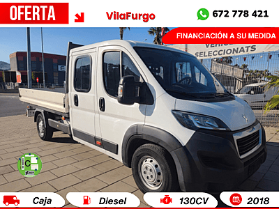 PEUGEOT BOXER DOBLE CABINA CAJA ABIERTA 2.0 130CV PEUGEOT BOXER DOBLE CABINA CAJA ABIERTA 2.0 130CV