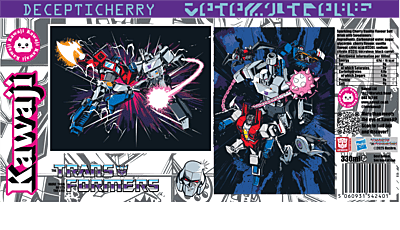 Transformers  Decepticherry - Cherry Vanilla Soda Flavour Can 330ml Standard