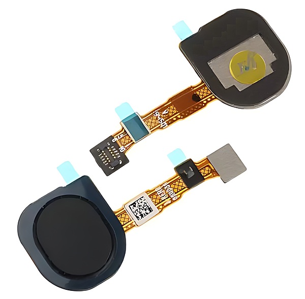 For Samsung Galaxy A01 A015 , A11 A115 - Replacement Fingerprint Reader , Scanner Button - Black
