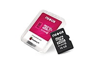 Flexxon FxAdv II microSD memory card for use with Raspberry Pi