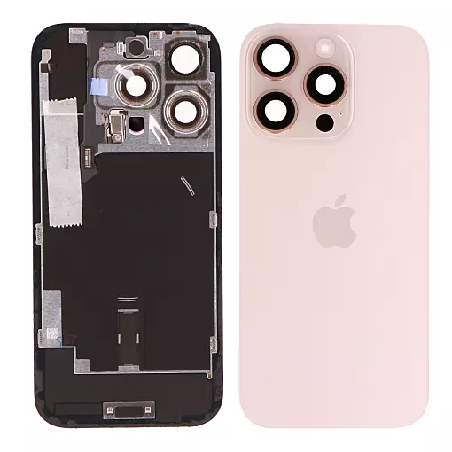 Apple iPhone 16 Pro - Back,Rear Cover Glass Panel - Desert Titanium - Original Pull - Reclaimed (Grade A)