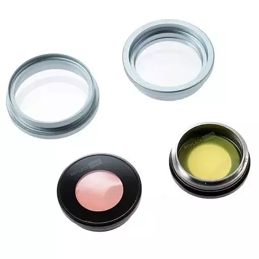 Replacement Camera Lens Set With Frame for iPhone 15 - Blue