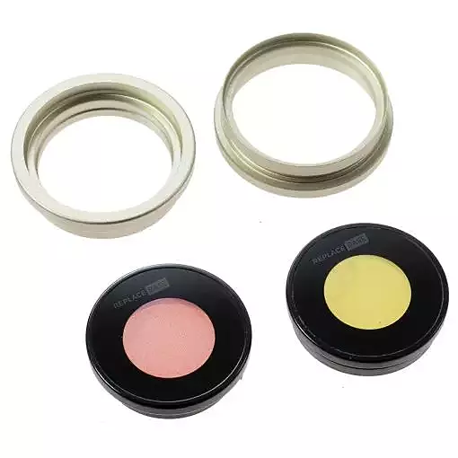 Replacement Camera Lens Set With Frame for iPhone 15 - Yellow