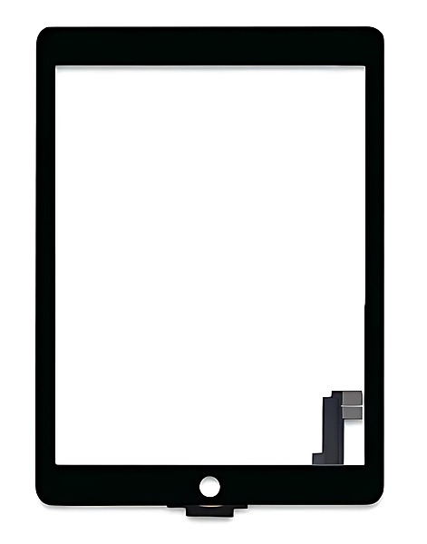 iPad Air 2 - Replacement Front Glass & Touch Panel With OCA & Tesa Tape - Black - Screen Refurbishment