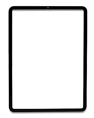 For iPad Pro 12.9" 3rd Gen (2018) , 4th Gen (2020) - Replacement Front Glass With OCA Pre - Applied - Black - Screen