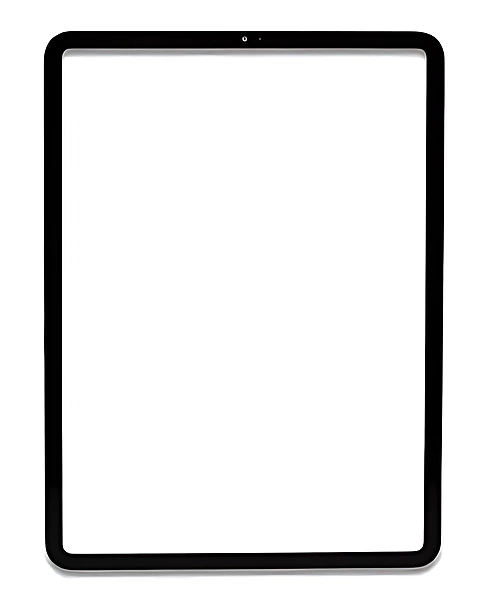 For iPad Pro 12.9" 3rd Gen (2018) , 4th Gen (2020) - Replacement Front Glass With OCA Pre - Applied - Black - Screen
