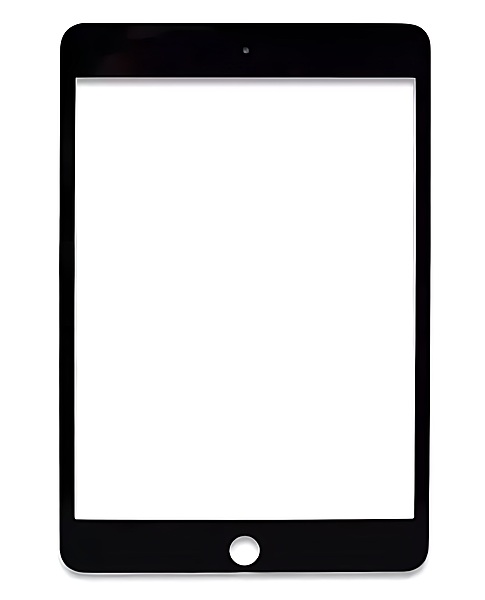 For iPad Mini 5 - Replacement Front Glass With OCA Pre - Applied - Black - Screen