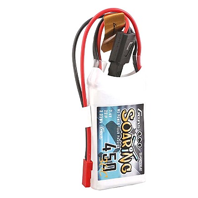 GensAce Soaring LiPo 2S 7.4V-450-30C(JST) 56.5x31x9mm 33g GensAce Soaring LiPo 2S 7.4V-450-30C(JST) 56.5x31x9mm 33g