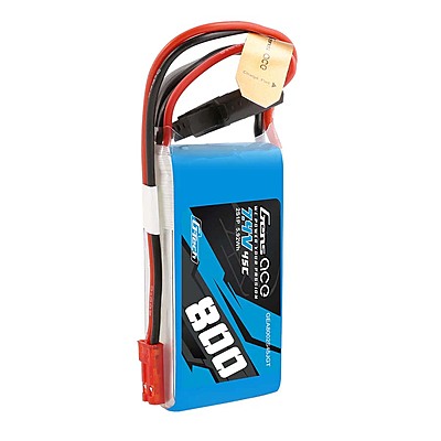 GensAce Soaring LiPo 2S 7.4V-800-45C (JST) 55x30x16mm 50g GensAce Soaring LiPo 2S 7.4V-800-45C (JST) 55x30x16mm 50g