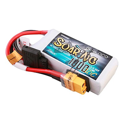 GensAce Soaring LiPo 2S 7.4V-1000-30C (XT60) 69.5x54x11mm 63g G-Tech GensAce Soaring LiPo 2S 7.4V-1000-30C (XT60) 69.5x54x11mm 63g G-Tech