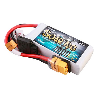 GensAce Soaring LiPo 3S 11.1V-1000-30C (XT60) 71.5x35x17mm 89g G-Tech GensAce Soaring LiPo 3S 11.1V-1000-30C (XT60) 71.5x35x17mm 89g G-Tech