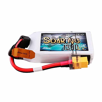 GensAce Soaring LiPo 3S 11.1V-1300-30C (XT60) 71.5x21mm 110g G-Tech