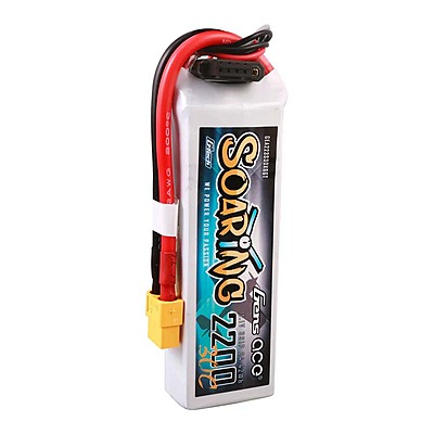 GensAce Soaring LiPo 3S 11.1V-2200-30C(XT60) 107x34x21mm 175g G-Tech GensAce Soaring LiPo 3S 11.1V-2200-30C(XT60) 107x34x21mm 175g G-Tech