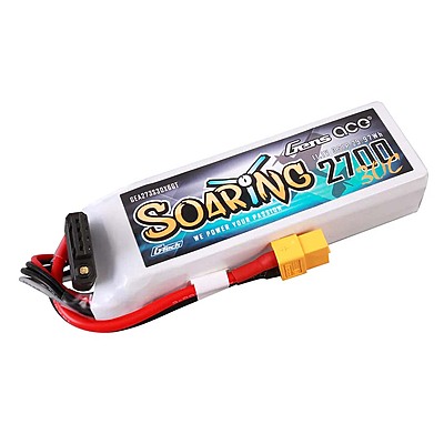 GensAce Soaring LiPo 3S 11.1V-2700-30C(XT60) 103x34x25mm 190g G-Tech GensAce Soaring LiPo 3S 11.1V-2700-30C(XT60) 103x34x25mm 190g G-Tech