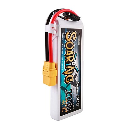 GensAce Soaring LiPo 3S 11.1V-3300-30C(XT90) 131x42.5x19.5mm 252g GT
