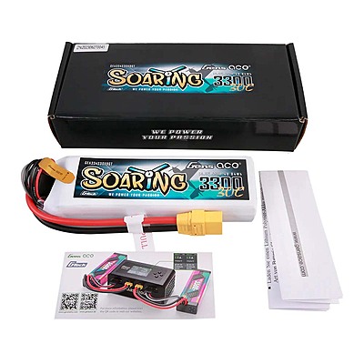 GensAce Soaring LiPo 4S 14.8V-3300-30C (XT90) 137x42.5x26mm 331g GT GensAce Soaring LiPo 4S 14.8V-3300-30C (XT90) 137x42.5x26mm 331g GT