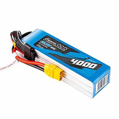 GensAce Soaring LiPo 6S 22.2V-4000-60C (XT90) 164x46x43mm 690g G-Tech GensAce Soaring LiPo 6S 22.2V-4000-60C (XT90) 164x46x43mm 690g G-Tech