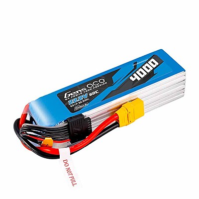 GensAce Soaring LiPo 6S 22.2V-4000-60C (XT90) 164x46x43mm 690g G-Tech GensAce Soaring LiPo 6S 22.2V-4000-60C (XT90) 164x46x43mm 690g G-Tech
