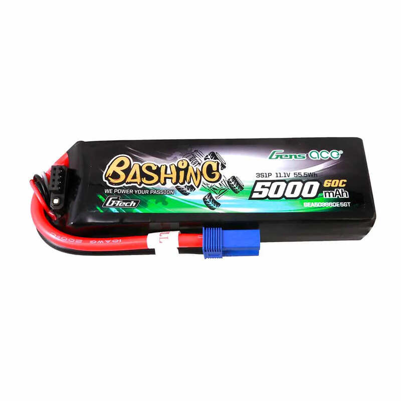 GensAce Bashing LiPo 3S 11.1V-5000-60C 137x41x24mm 310g Soft G-Tech GensAce Bashing LiPo 3S 11.1V-5000-60C 137x41x24mm 310g Soft G-Tech
