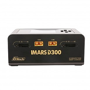 GensAce Charger iMars D300 Dual Channel 300W (UK) Black GensAce Charger iMars D300 Dual Channel 300W (UK) Black