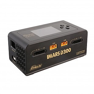 GensAce Charger iMars D300 Dual Channel 300W (EU) Black GensAce Charger iMars D300 Dual Channel 300W (EU) Black