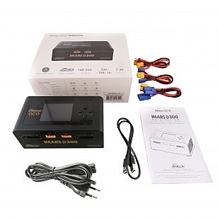 GensAce Charger iMars D300 Dual Channel 300W (EU) Black GensAce Charger iMars D300 Dual Channel 300W (EU) Black