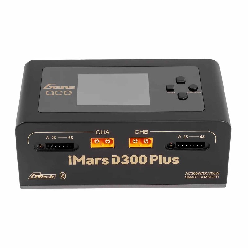 GensAce Charger iMars D300 PLUS Dual Channel (UK) Black GensAce Charger iMars D300 PLUS Dual Channel (UK) Black