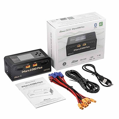 GensAce Charger iMars D300 PLUS Dual Channel (EU) Black GensAce Charger iMars D300 PLUS Dual Channel (EU) Black