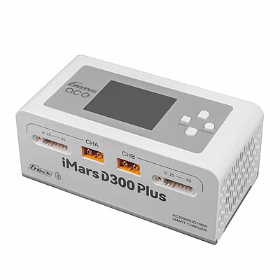 GensAce Charger iMars D300 PLUS Dual Channel (UK) White GensAce Charger iMars D300 PLUS Dual Channel (UK) White