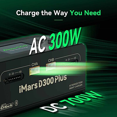 GensAce Charger iMars D300 PLUS Dual Channel (UK) White GensAce Charger iMars D300 PLUS Dual Channel (UK) White