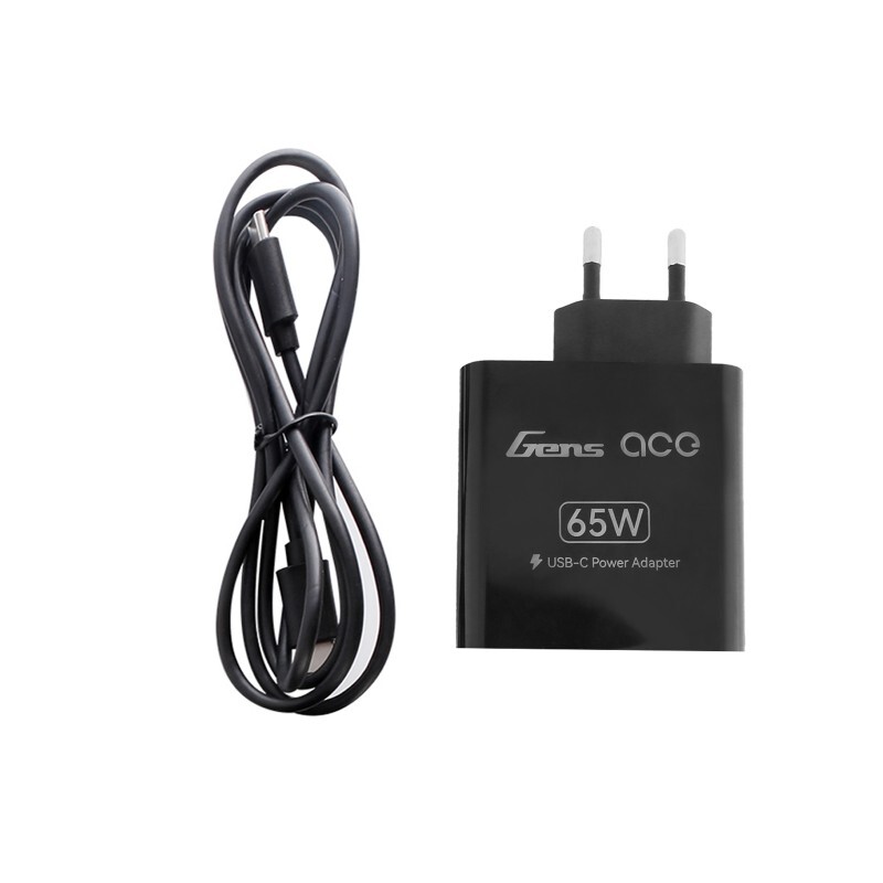 GensAce USB-C Power Adapter 65W (220V/EU) GensAce USB-C Power Adapter 65W (220V/EU)