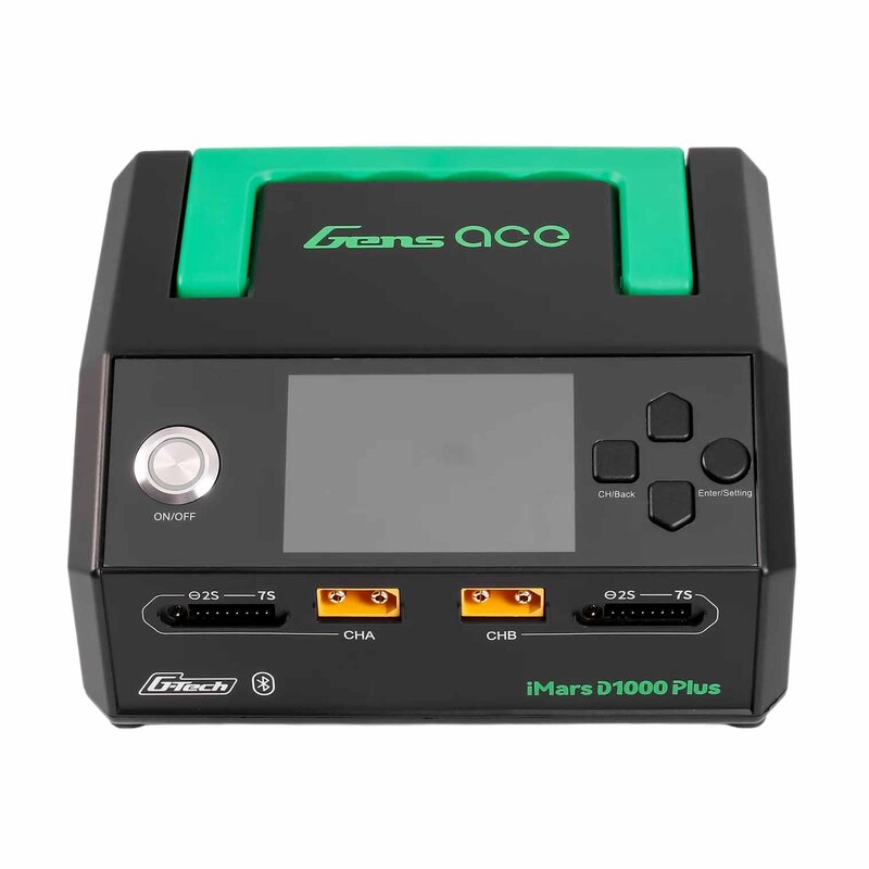 GensAce Charger iMars D1000 PLUS Smart Dual Channel AC 1000W (EU) GensAce Charger iMars D1000 PLUS Smart Dual Channel AC 1000W (EU)