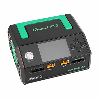 GensAce Charger iMars D1000 PLUS Smart Dual Channel AC 1000W (UK) GensAce Charger iMars D1000 PLUS Smart Dual Channel AC 1000W (UK)