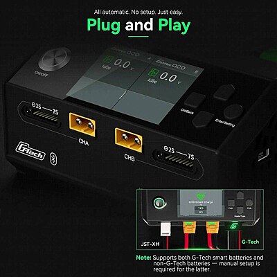 GensAce Charger iMars D1000 PLUS Smart Dual Channel AC 1000W (UK) GensAce Charger iMars D1000 PLUS Smart Dual Channel AC 1000W (UK)