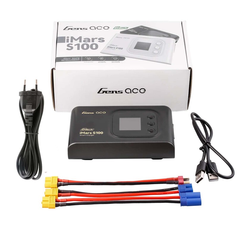 GensAce Charger iMars S100 G-Tech 100W (EU) Black GensAce Charger iMars S100 G-Tech 100W (EU) Black