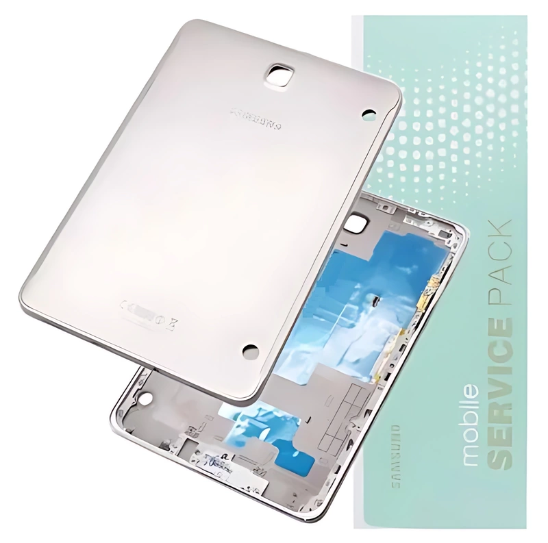 Genuine Samsung Tab S2 8" , T713 - Replacement Battery Cover , Rear Housing With Buttons - Gold - Service Pack - GH82 - 11972C